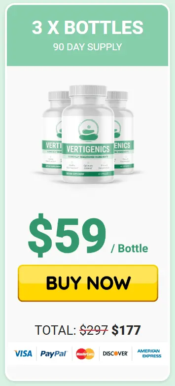 Vertigenics Price 3 Bottle